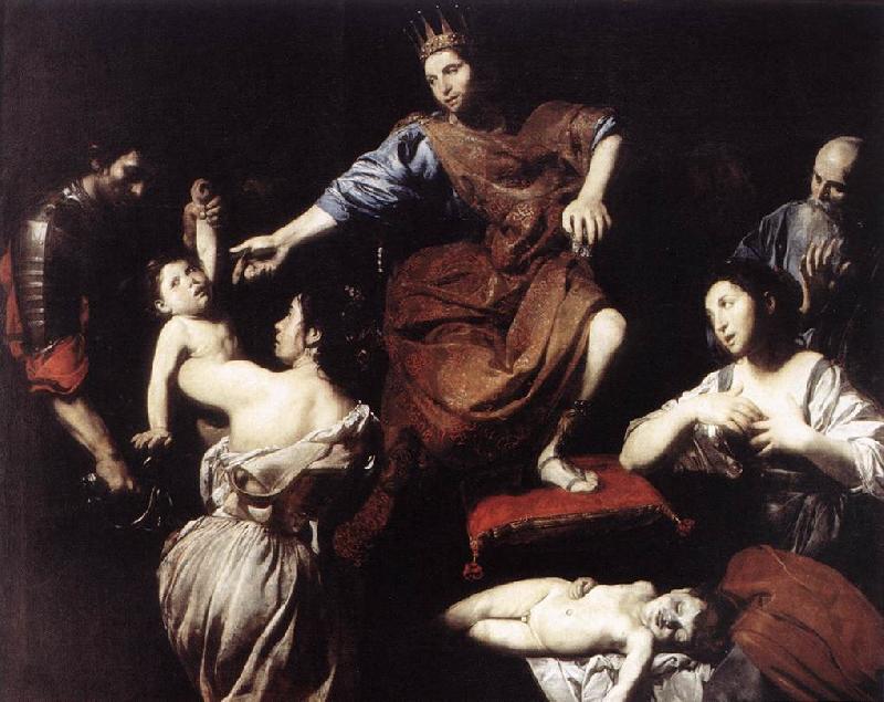 VALENTIN DE BOULOGNE The Judgment of Solomon  at oil painting picture